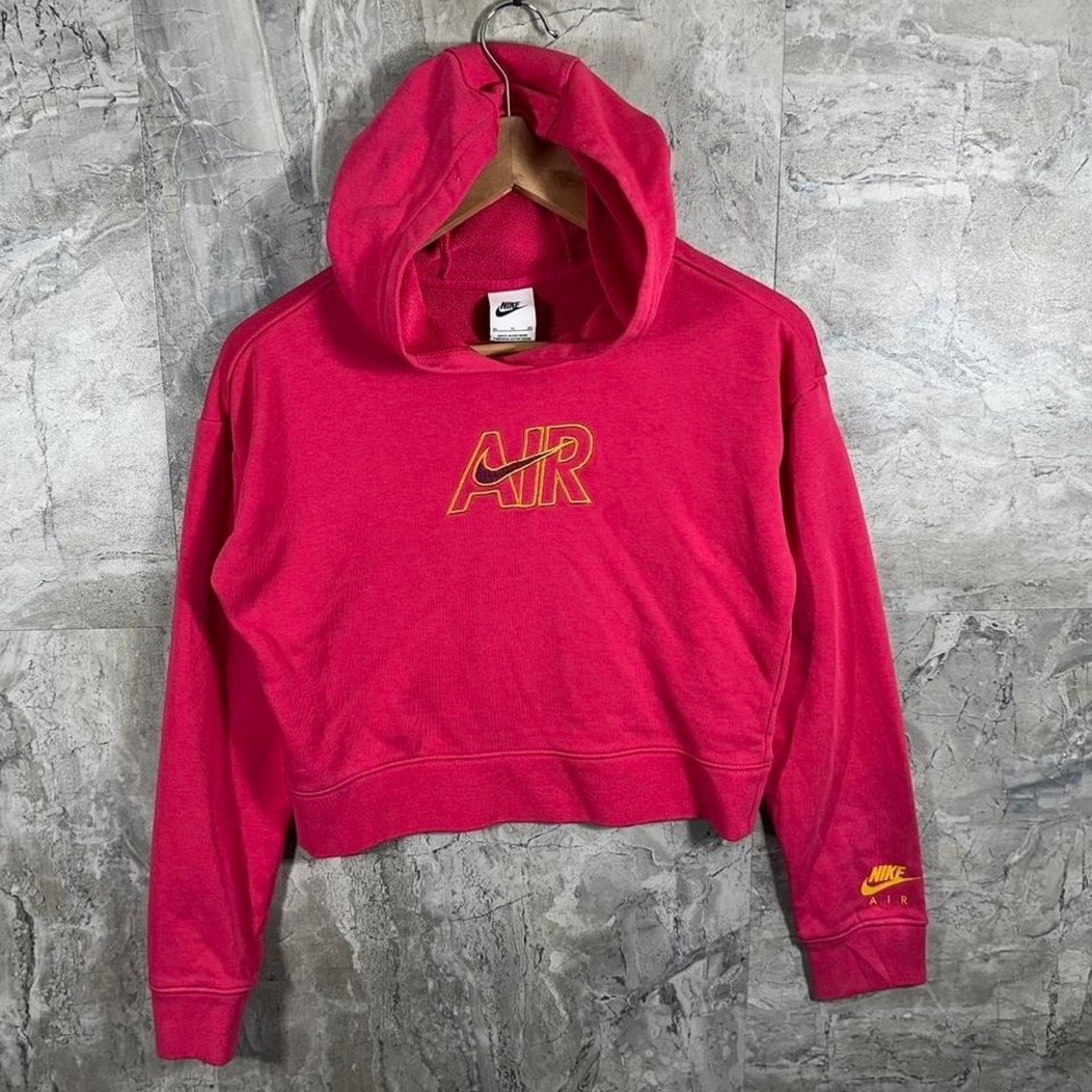 Nike Air pink cropped hoodie Youth Size XL #loungewear #athleisure